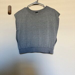 Joe’s jeans cropped sweater muscle cover up